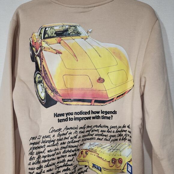 Chevrolet corvette sweatshirt men's Small -First picture is back of sweatshirt - Picture 7 of 7